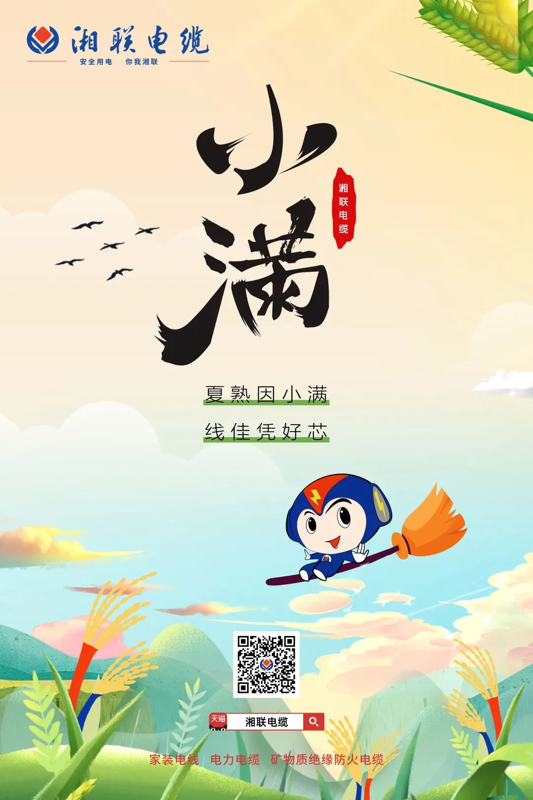小滿節(jié)氣今日至，用電安全需重視！#安全用電你我湘聯(lián)