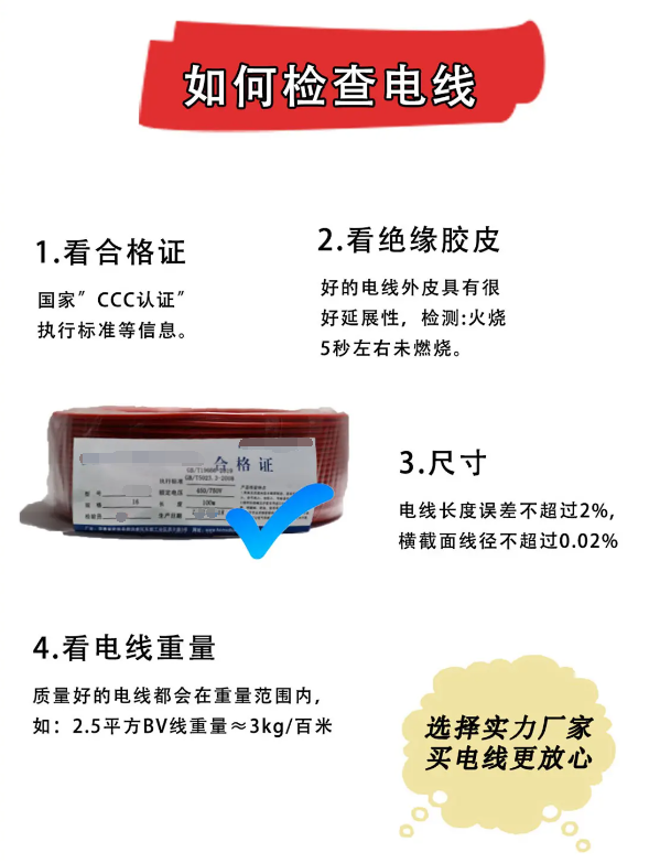 家裝電線如何挑選？